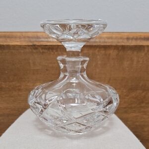 Ofnah Cut Crystal Perfume Bottle Made In Poland